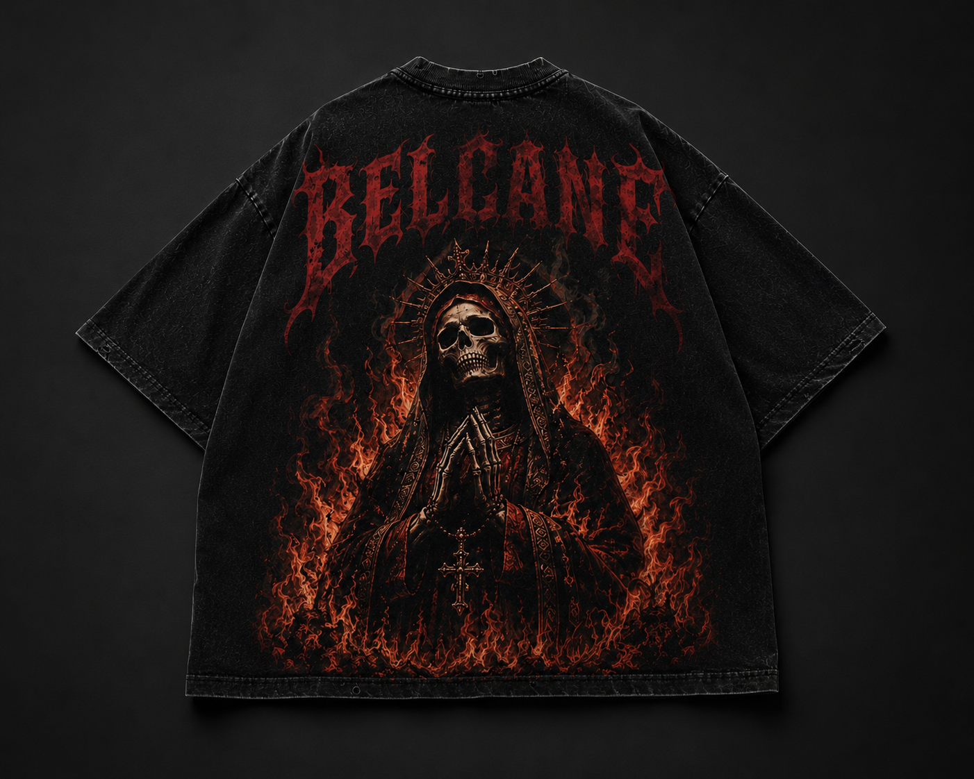 BELCANE Inferno Tee – Vintage Black