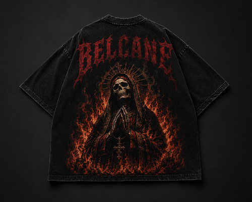 BELCANE Inferno Tee – Vintage Black