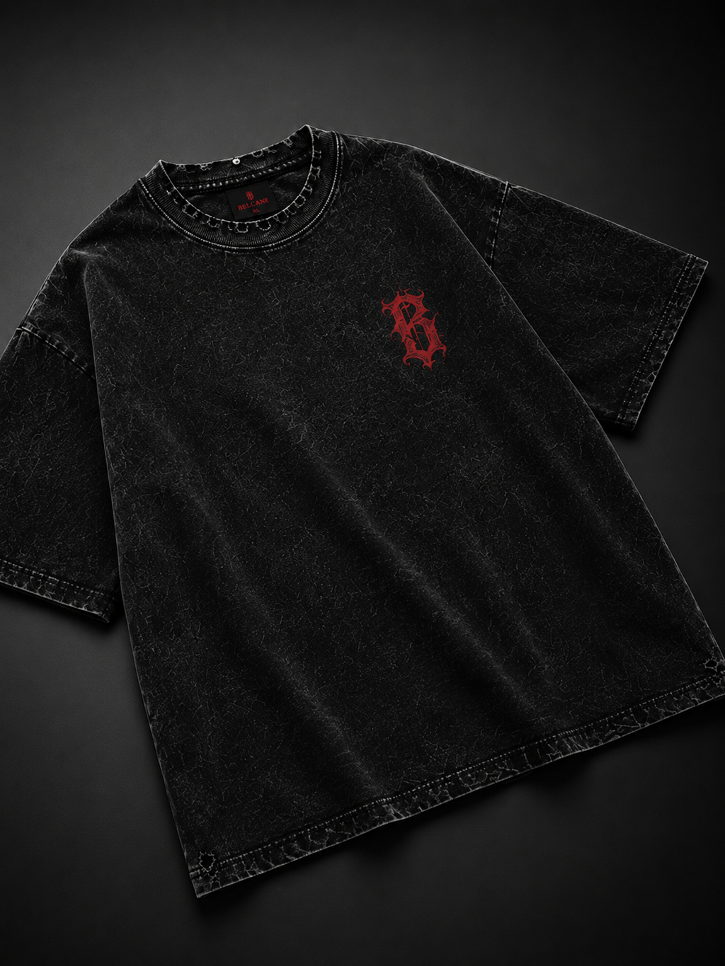 BELCANE Inferno Tee – Vintage Black