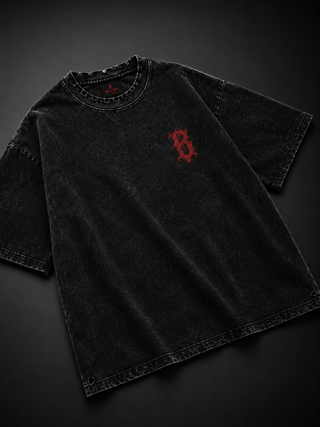 BELCANE Inferno Tee – Vintage Black